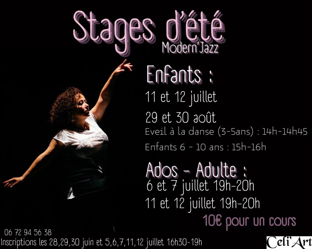 Stage Modern'Jazz Celi'art